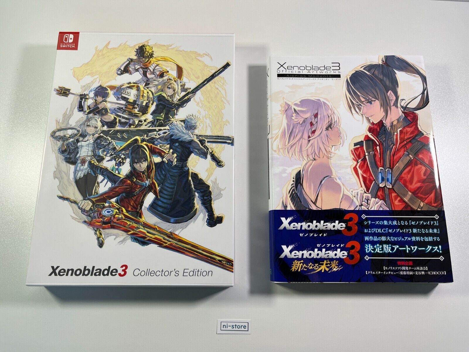 Xenoblade Chronicles 3 Official Art works Book & Collector\'s edition set New