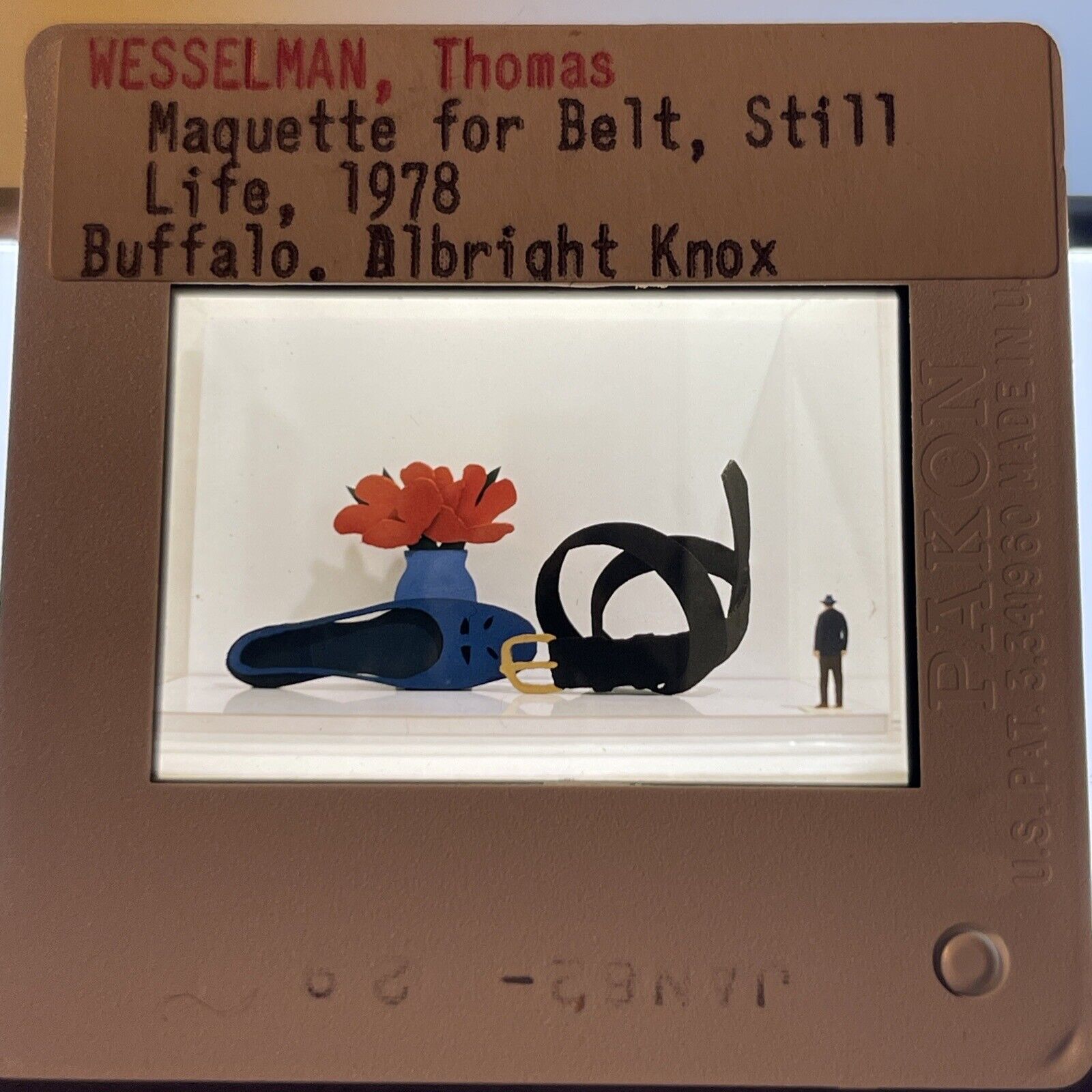 Tom Wesselmann “Maquette For Belt” Pop Art Modern Art 35mm Slide