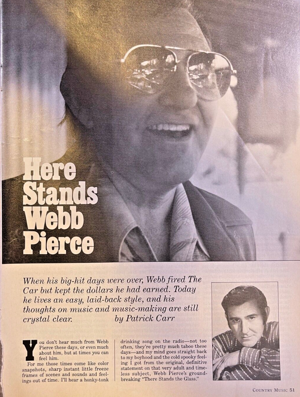 1986 Country Singer Webb Pierce