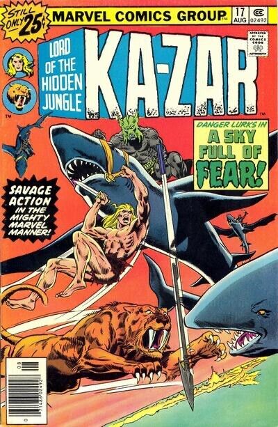 KA-ZAR (Vol. 2) #17 F, Marvel Comics 1976 Stock Image