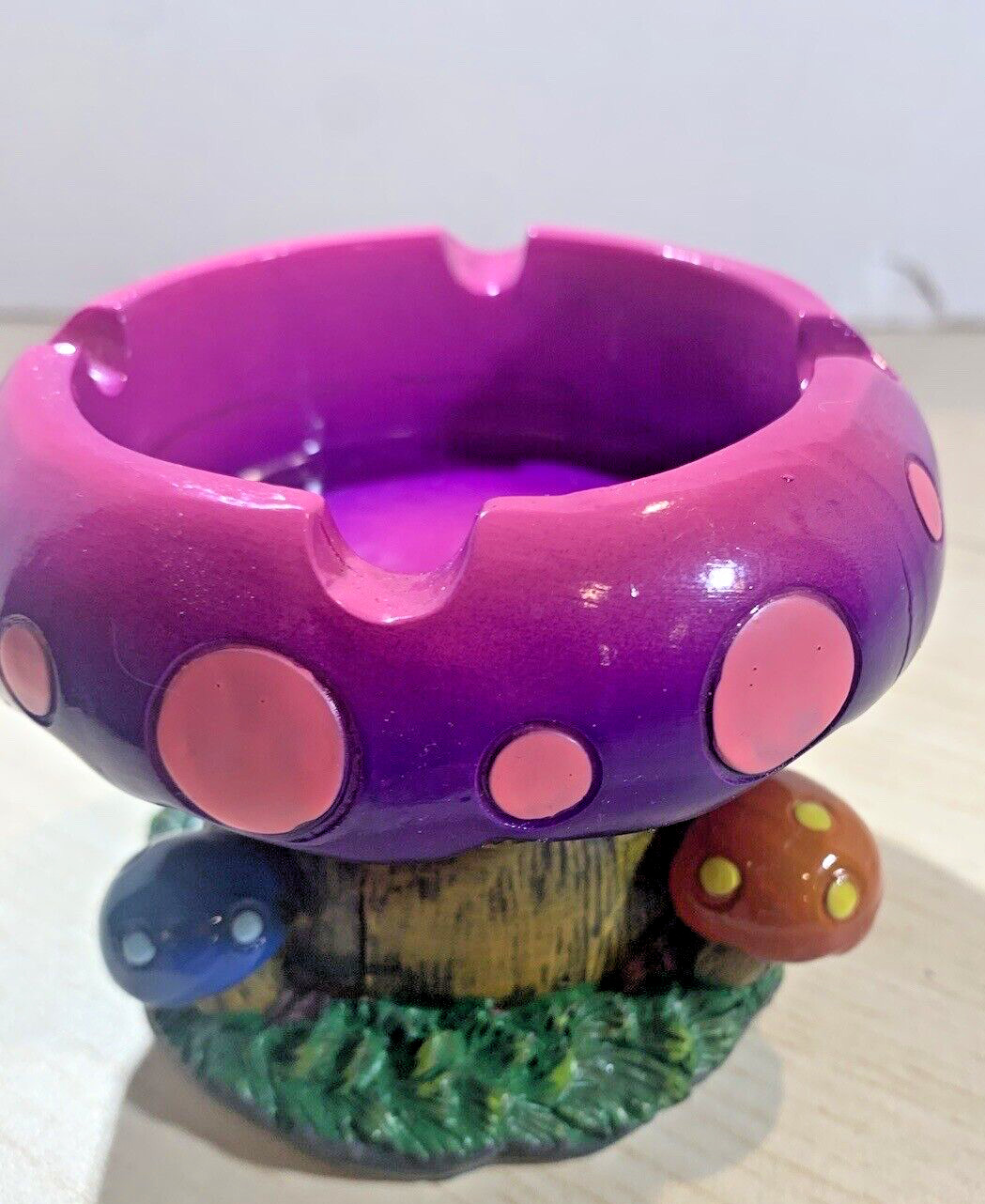 Fujima Fairytale Mushroom Purple Ashtray | 3.5\