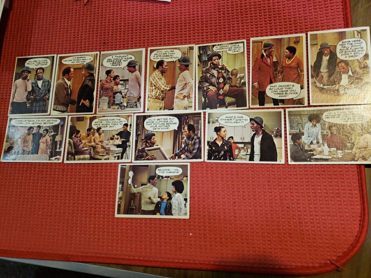 Good Times TV Show Card Lot Of 13 VG
