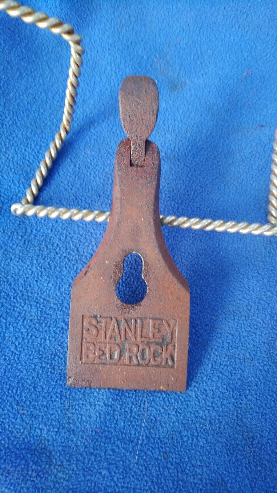 VINTAGE STANLEY  BEDROCK  WOOD PLANE B MODEL NO 605 USED PARTS ONLY AS IS PATD 1
