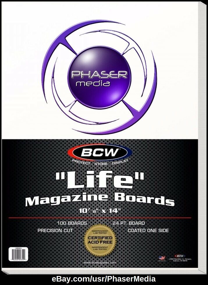 BCW Life Magazine Boards 10-7/8\