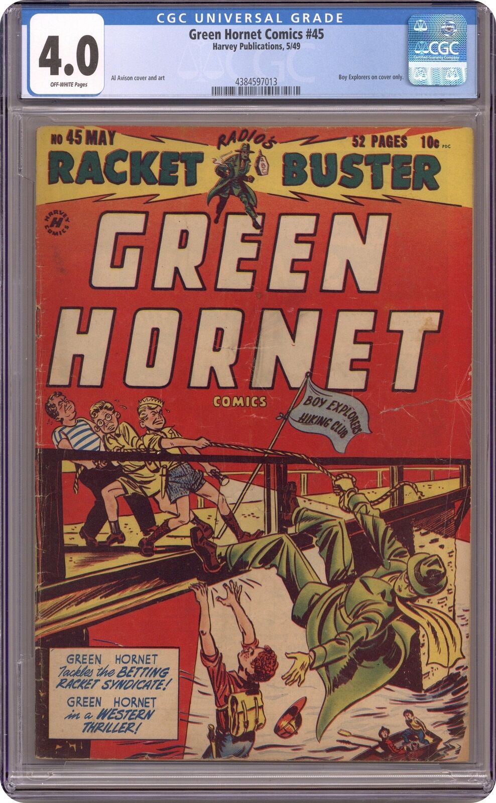 Green Hornet Comics #45 CGC 4.0 1949 4384597013