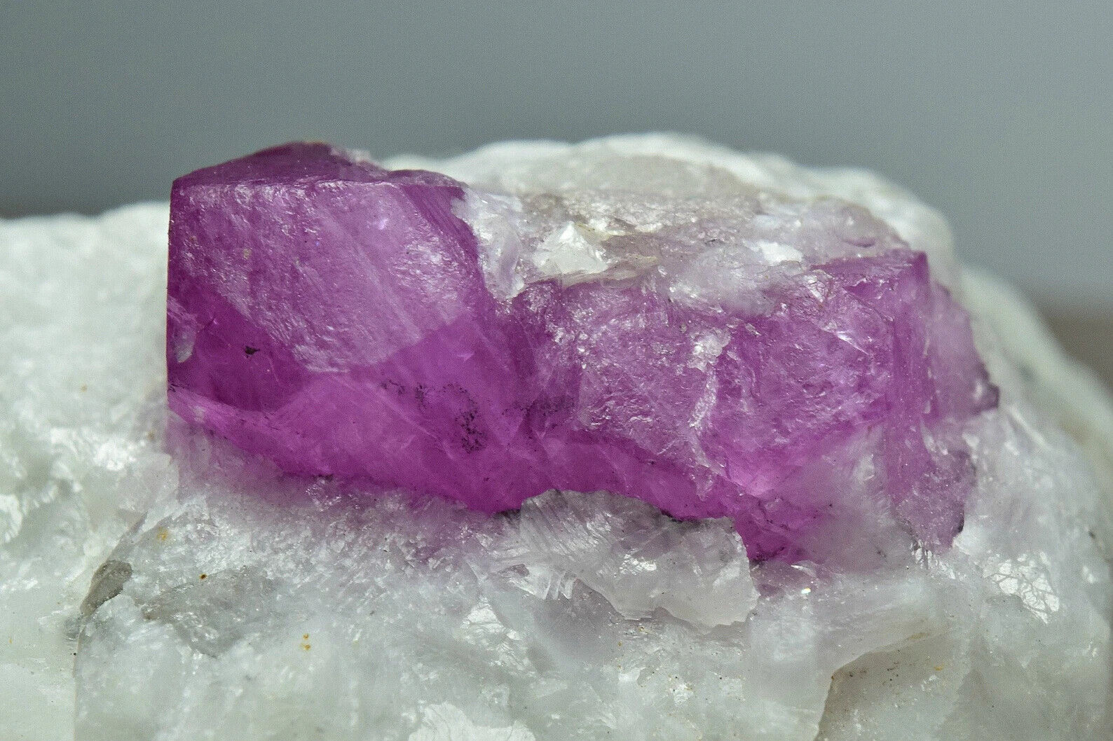 16 Gram Natural Ruby Crystal On Matrix From Jigdalik Afghanistan