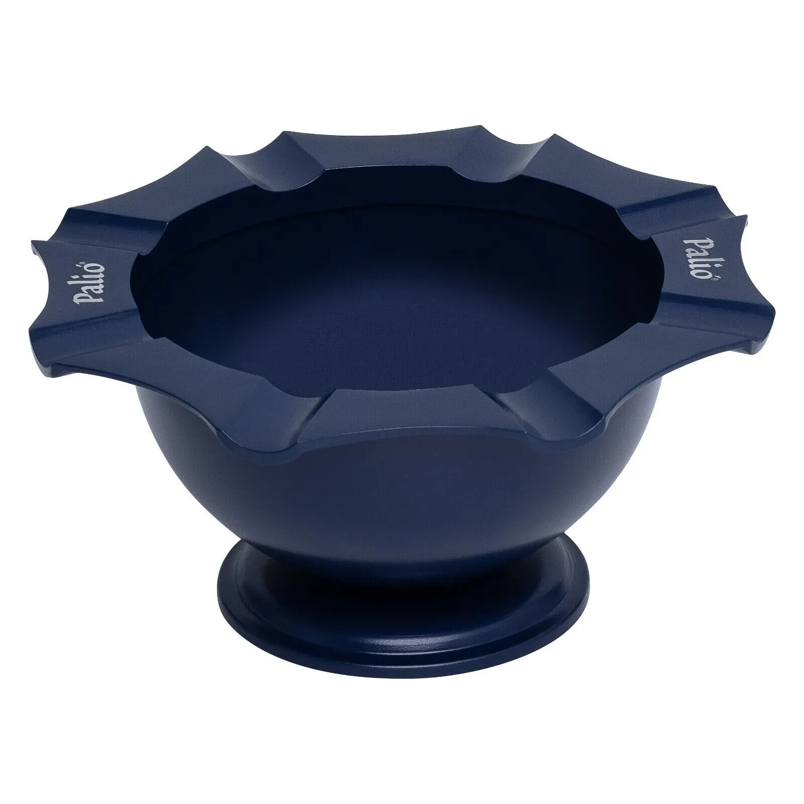 Palio Tazza Ashtray, Built in Cigar Rests, Matte Blue