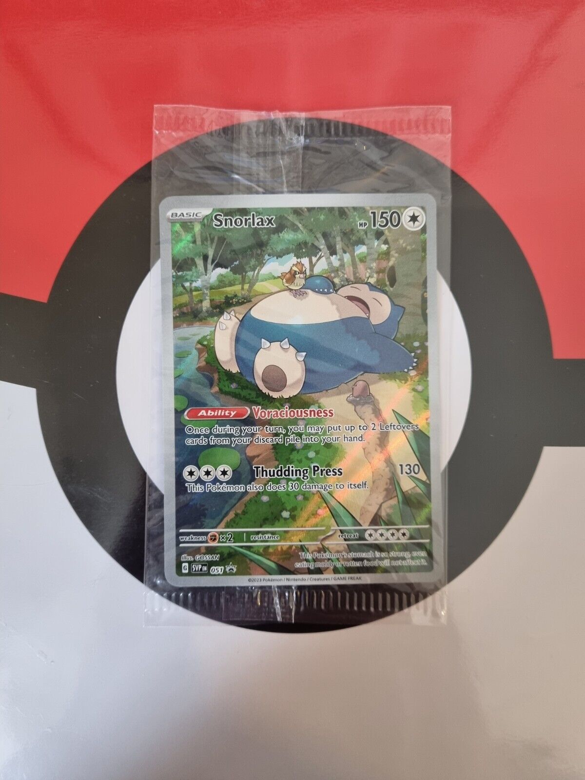 Snorlax (SVP051) SEALED Promo Pokemon Card TCG