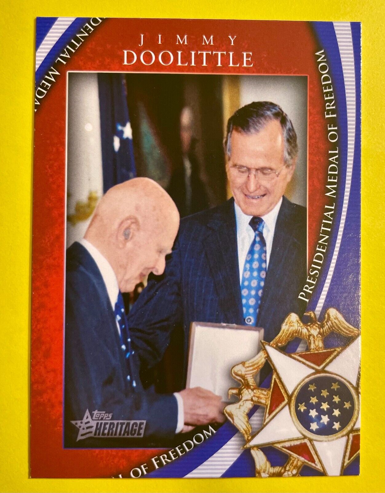 2009 Topps American Heroes JIMMY DOOLITTLE Presidential Medal of Freedom #9