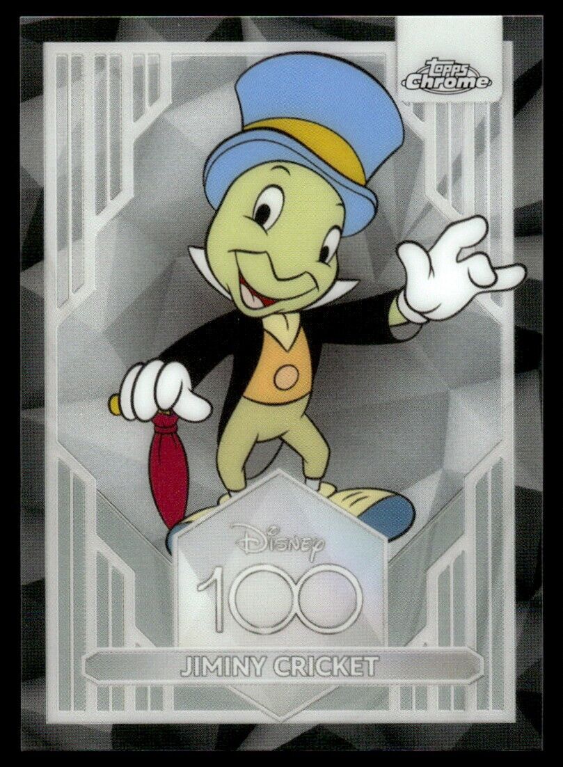 2023 Topps Chrome Disney 100 Jiminy Cricket #82 Pinocchio