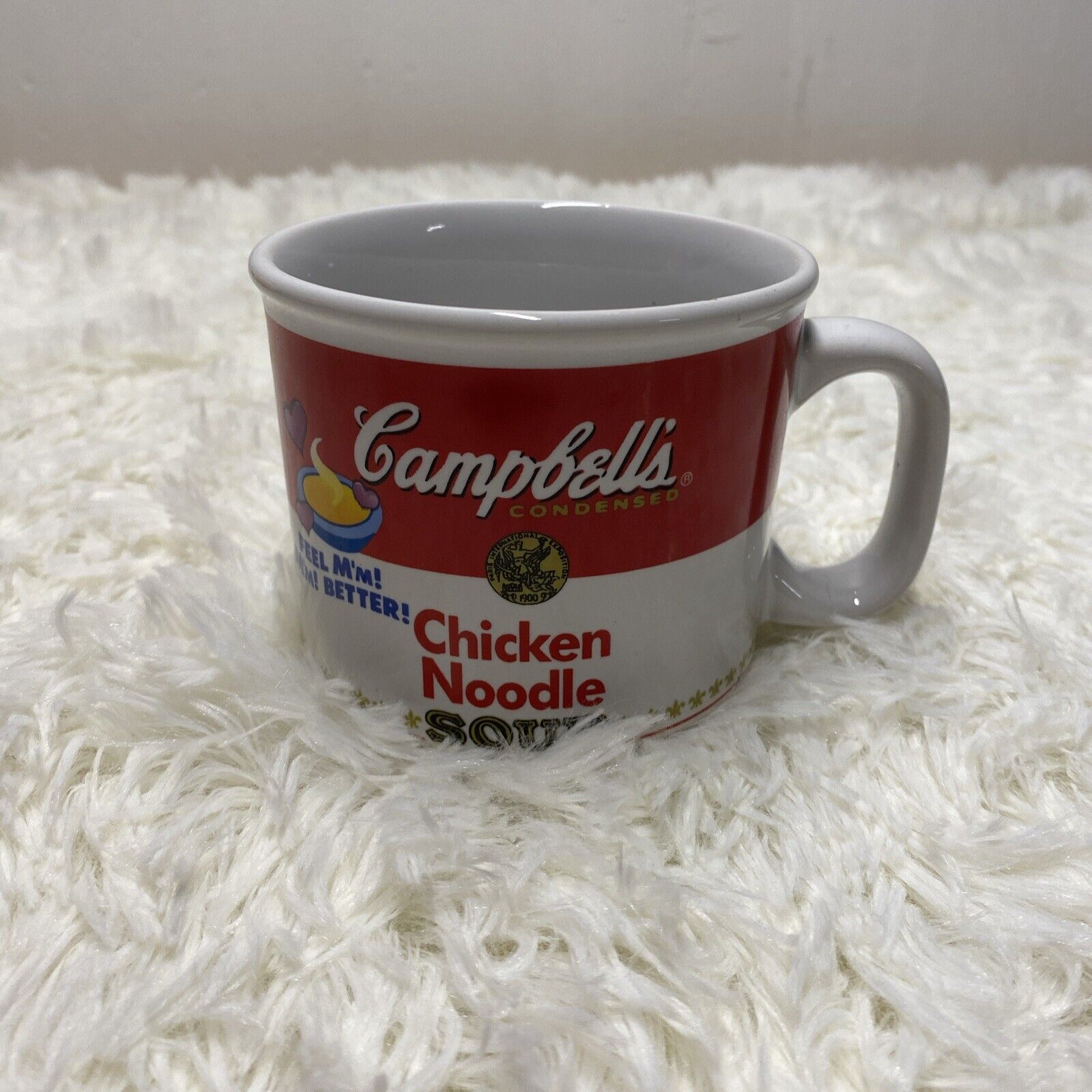 Campbells condensed soup mug Feel mmm mmm better Vintage