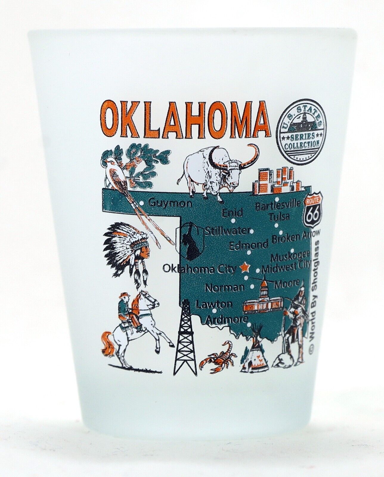 Oklahoma US States Series Collection Shot Glass