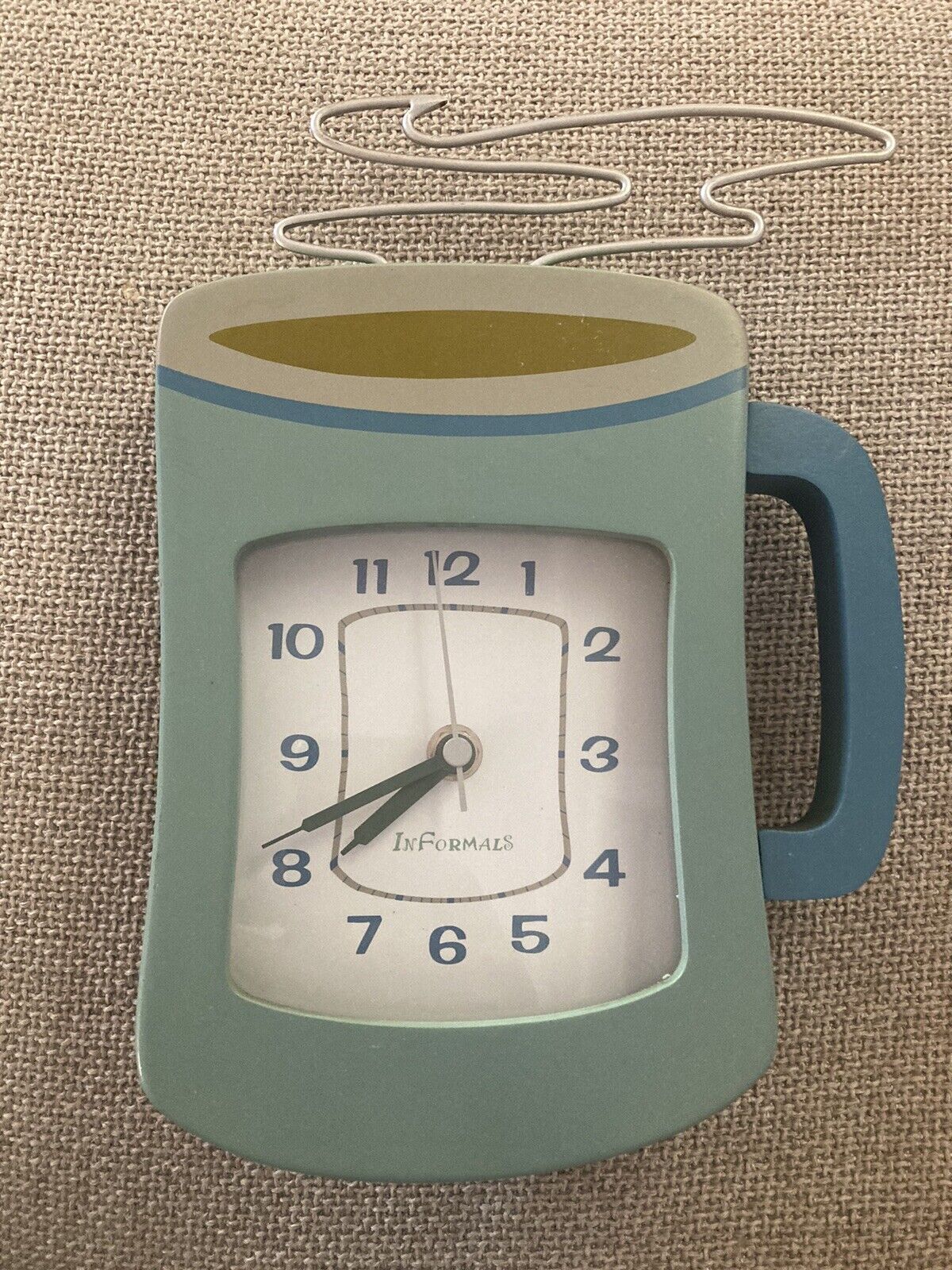 Vintage Informals Coffee Mug Kitchen Clock