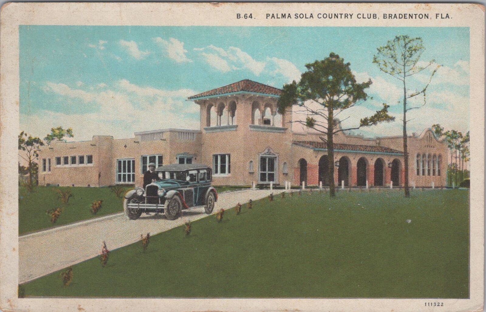 Palma Sola Country Club Bradenton Florida Postcard