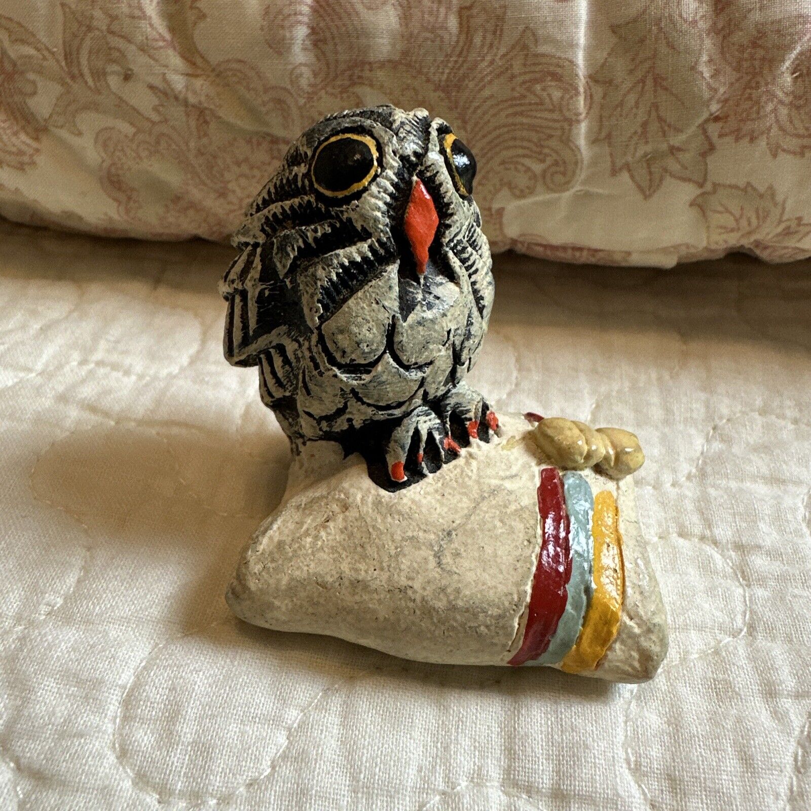 Vintage San Blas Mexico Pottery Owl