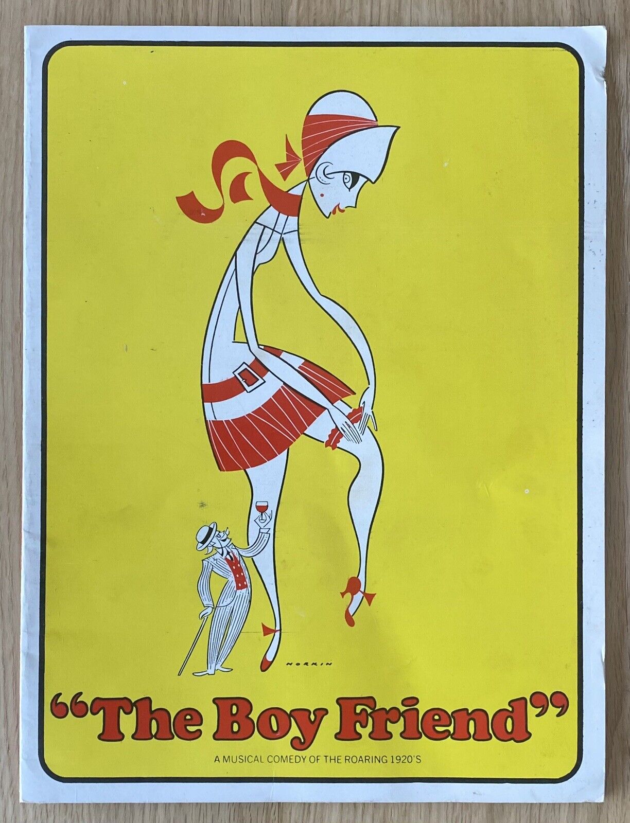 Vintage 1970 The Boy Friend Broadway Theatre Program & Newspaper Ephemera
