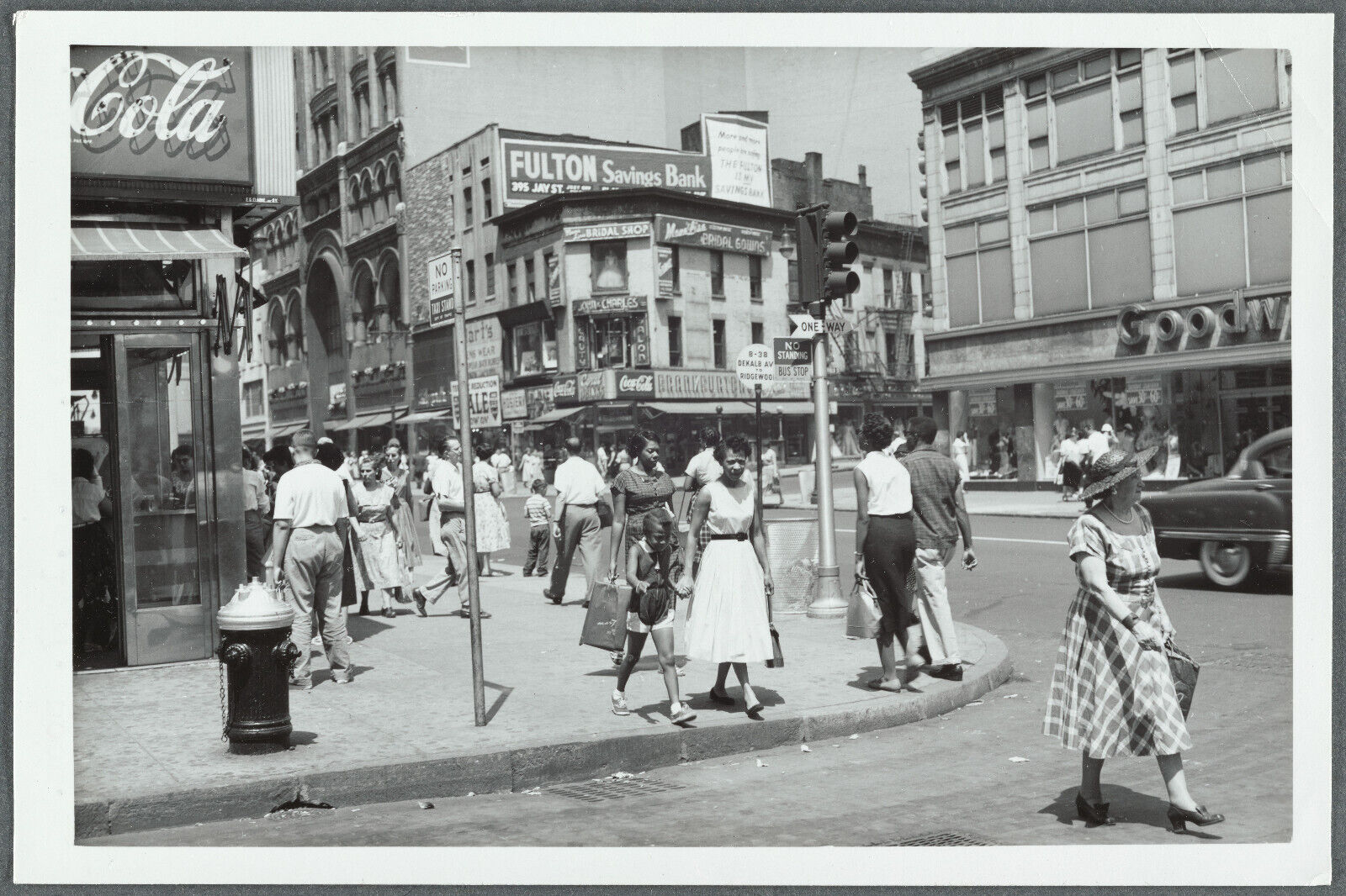 Old 4X6 Photo, 1950\'s Fulton Street in Brooklyn, NY 5667178
