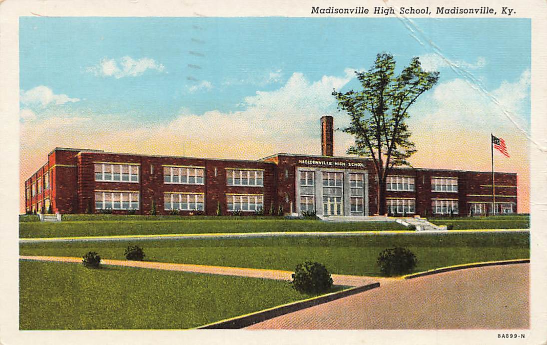 c1940 Madisonville High School  KY Kentucky P449