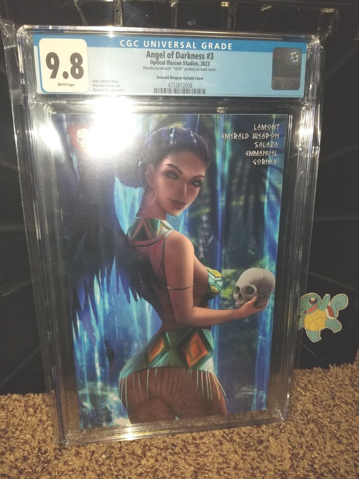 Angel Of Darkness 3 CGC 9.8  Emerald Weapon Variant Cover