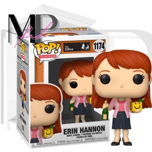 The Office Funko POP 1174 ERIN HANNON with Happy Box and Champagn TV PROTECTOR