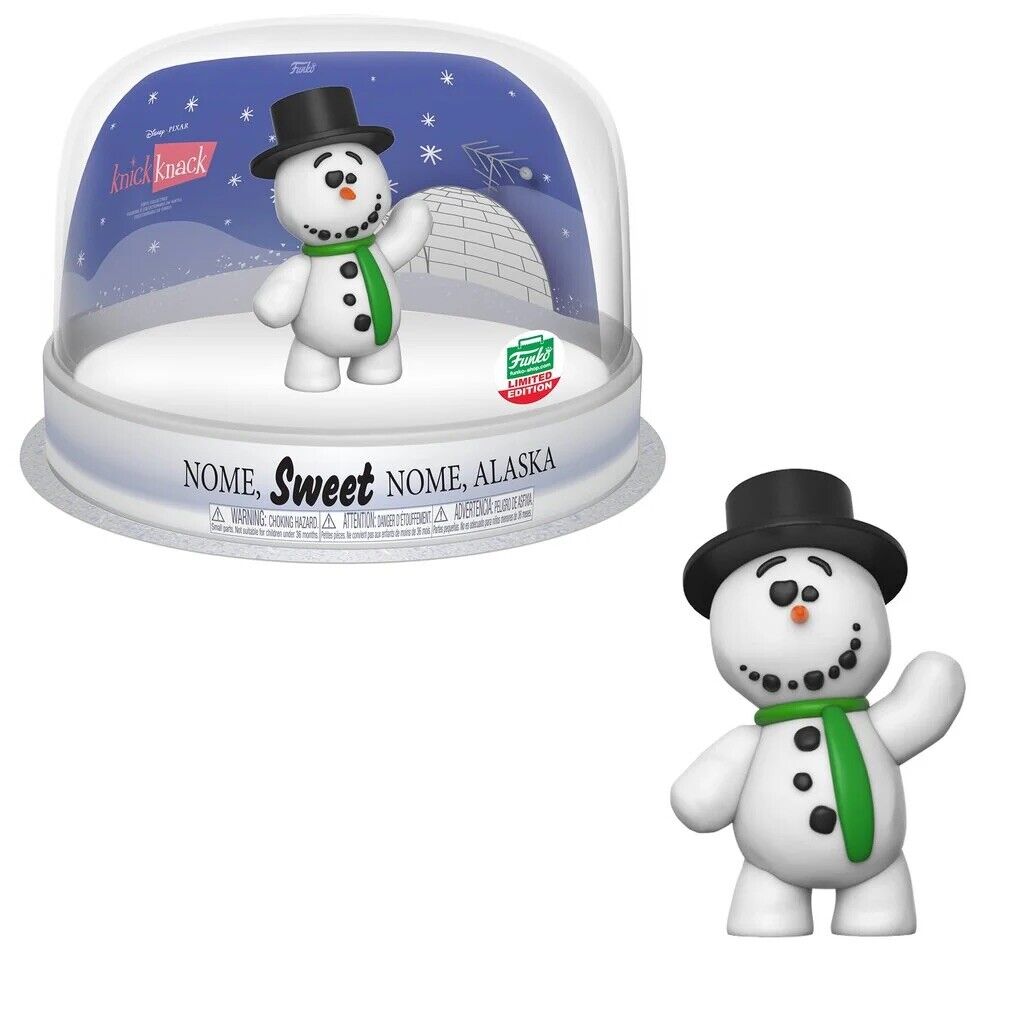 Funko POP 2018 Christmas Nome Sweet Nome Alaska Snowman Disney Pixar Vaulted