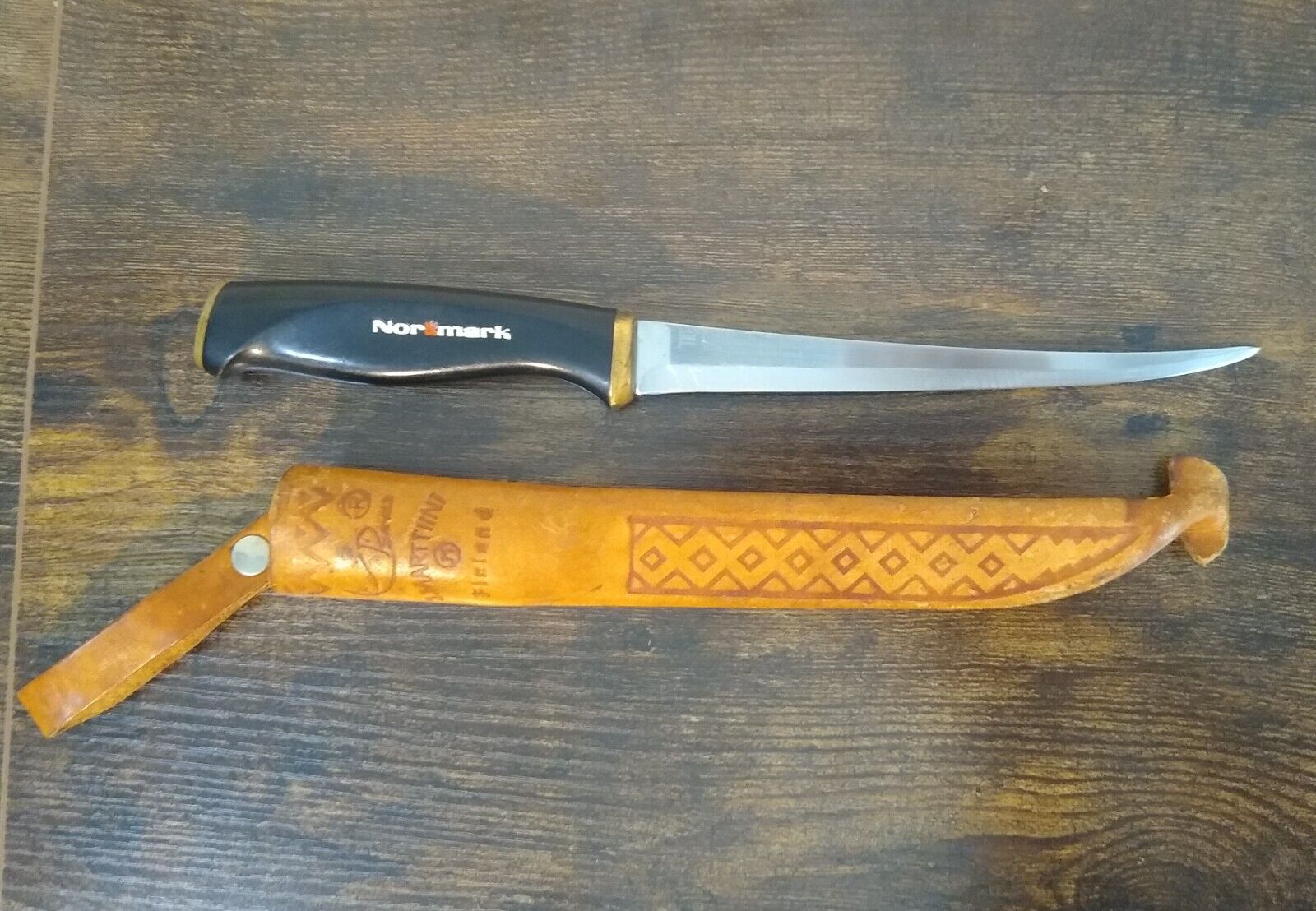 Vintage 1960's Stainless Steel Normark Fiskars Finland Filet Knife  