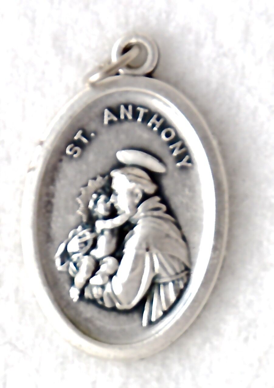 ST ANTHONY PADUA Catholic Saint Medal patron starvation, elderly, fishermen NEW