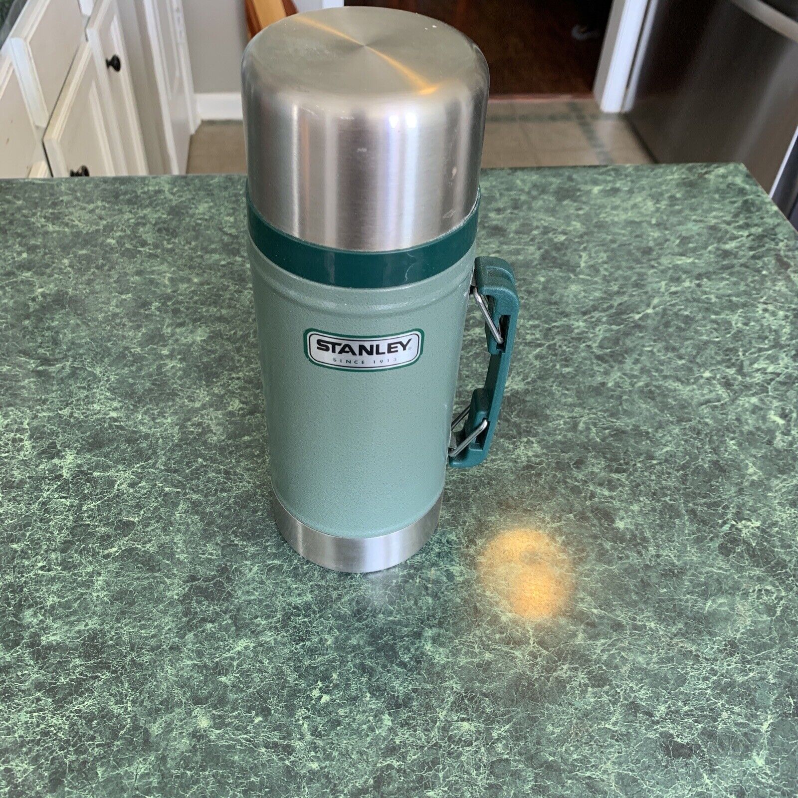 Stanley Classic Wide Mouth Stainless Vacuum Bottle Thermos 24 ounce Green