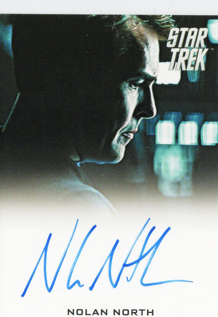 Star Trek Movies 2014 Into Darkness Auto Nolan North as U.S.S. Vengeance Officer