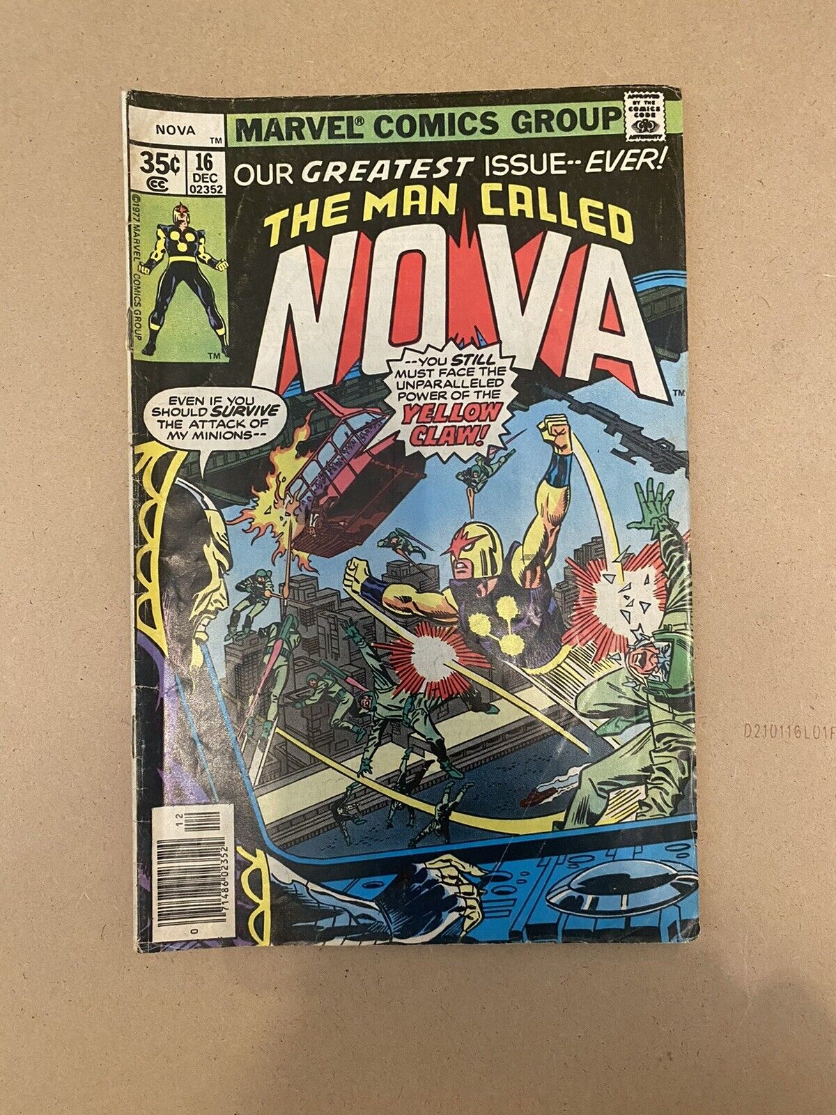 The Man Called Nova, Marvel Comic #16