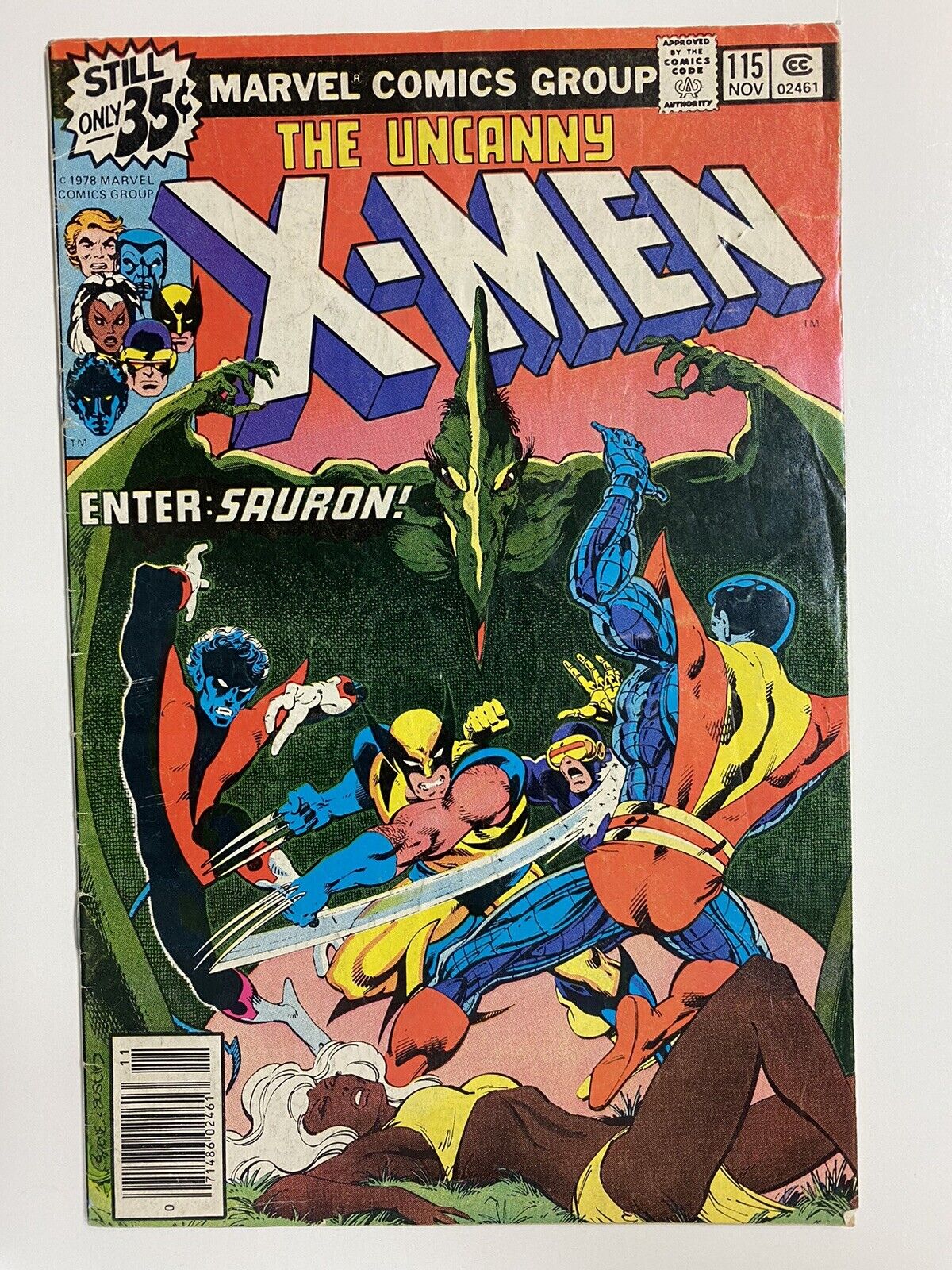 Uncanny X-Men #115 - Wolverine Sauron Marvel 1978 Comics