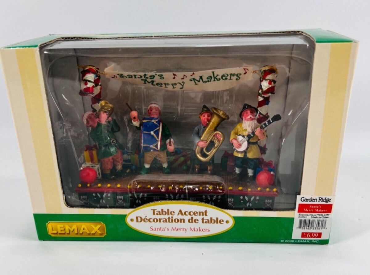 Lemax Santa's Merry Makers Retired 2006 Table Accent #63561 - New Open Box