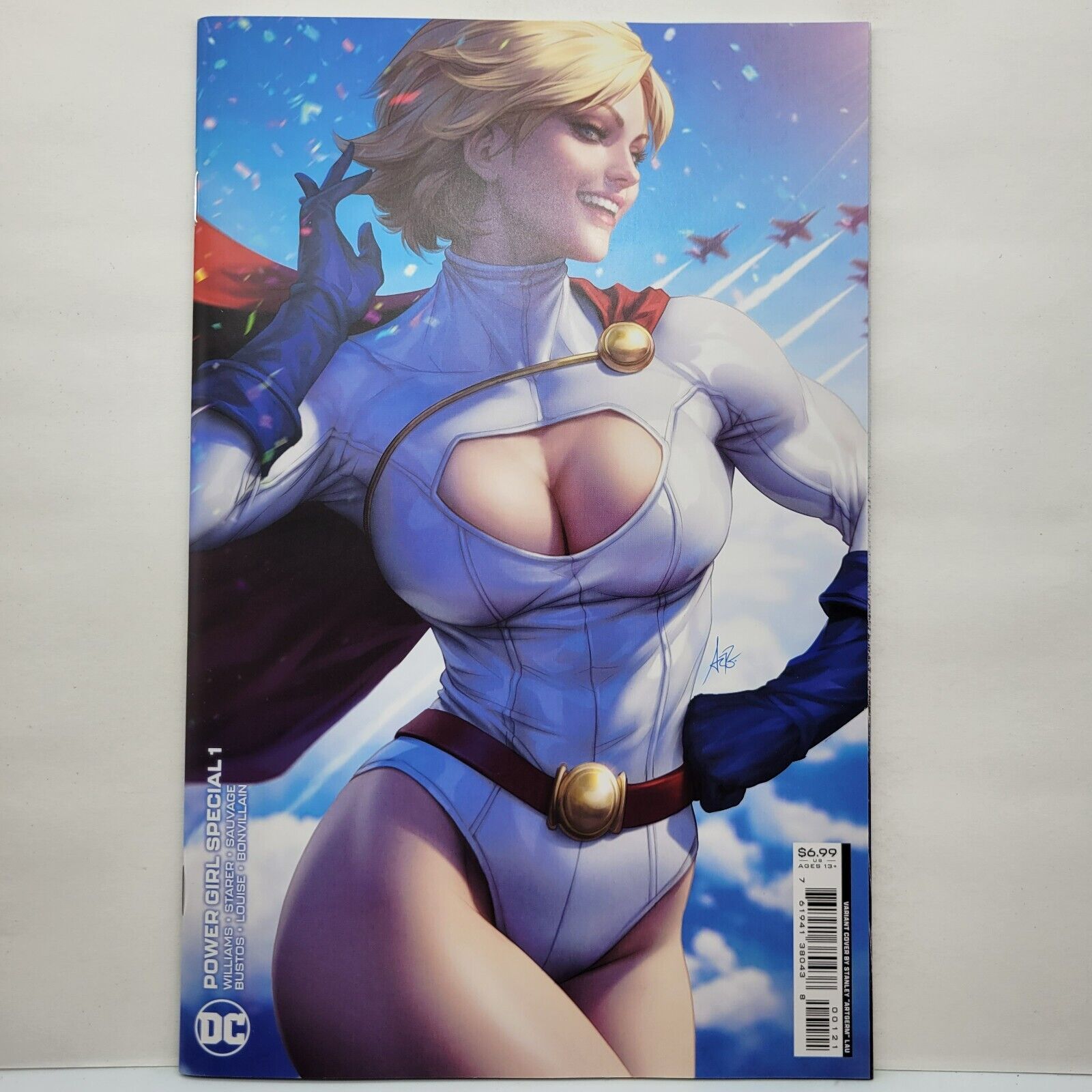 Power Girl Special #1 (One Shot) Variant Stanley Artgerm Lau Card Stock 2023