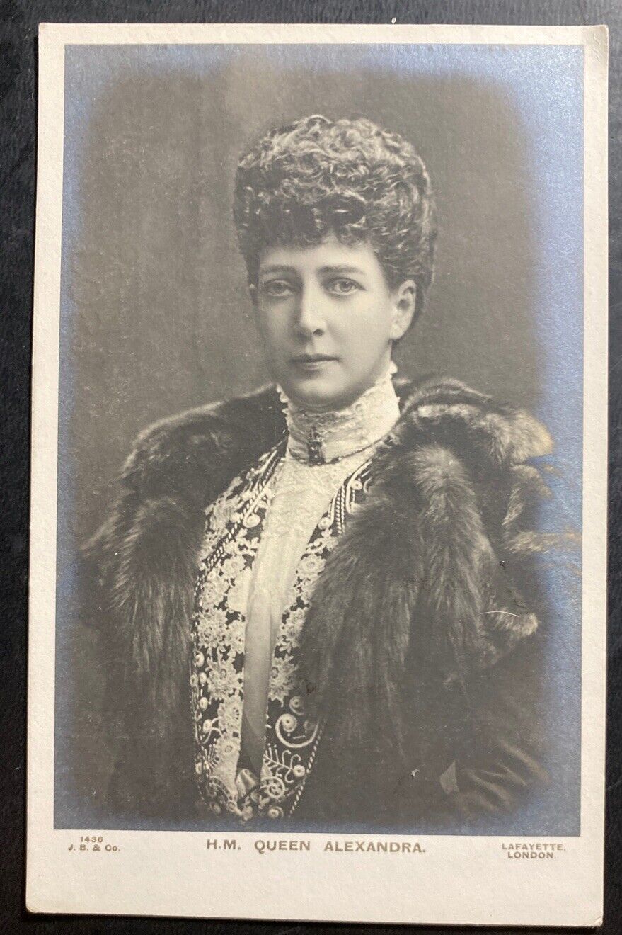 Mint REal Picture Postcard Royalty HM Alexandra The Queen Mother B
