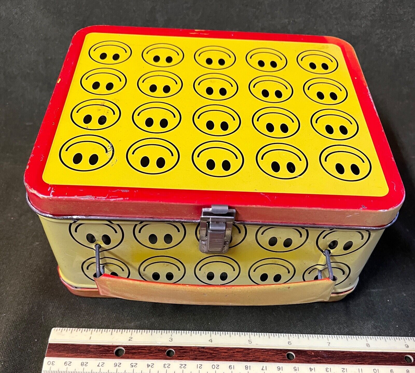Vintage Smiley Face Happy Face Lunch Box by G Whiz