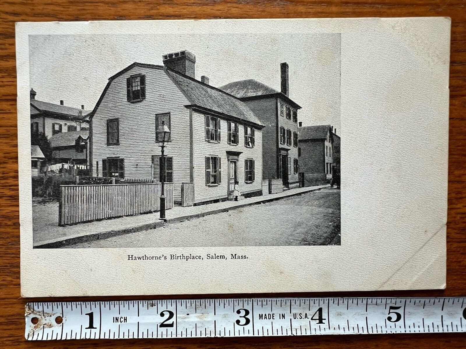 Antique Postcard Hawthorne’s Birthplace Salem Massachusetts Unposted