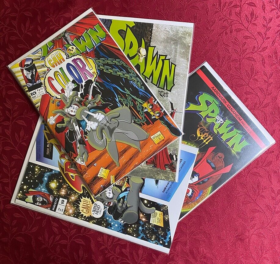 SPAWN 10 - 2020 remaster - by Todd McFarlane & Dave Sim - 4 Covers