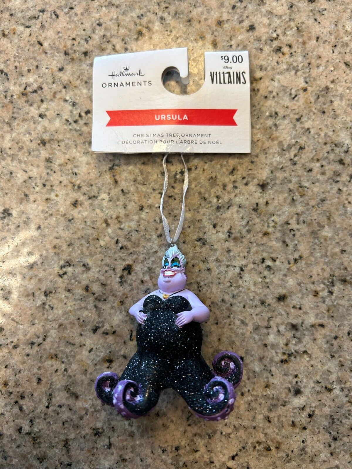 Hallmark Ursula Evil Sea Witch Ornament Little Mermaid Disney Villains Christmas