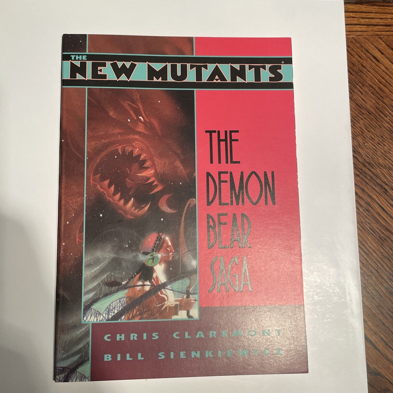 The New Mutants The Demon Bear Saga Unread Graphic Novel TPB 1st Print Hg
