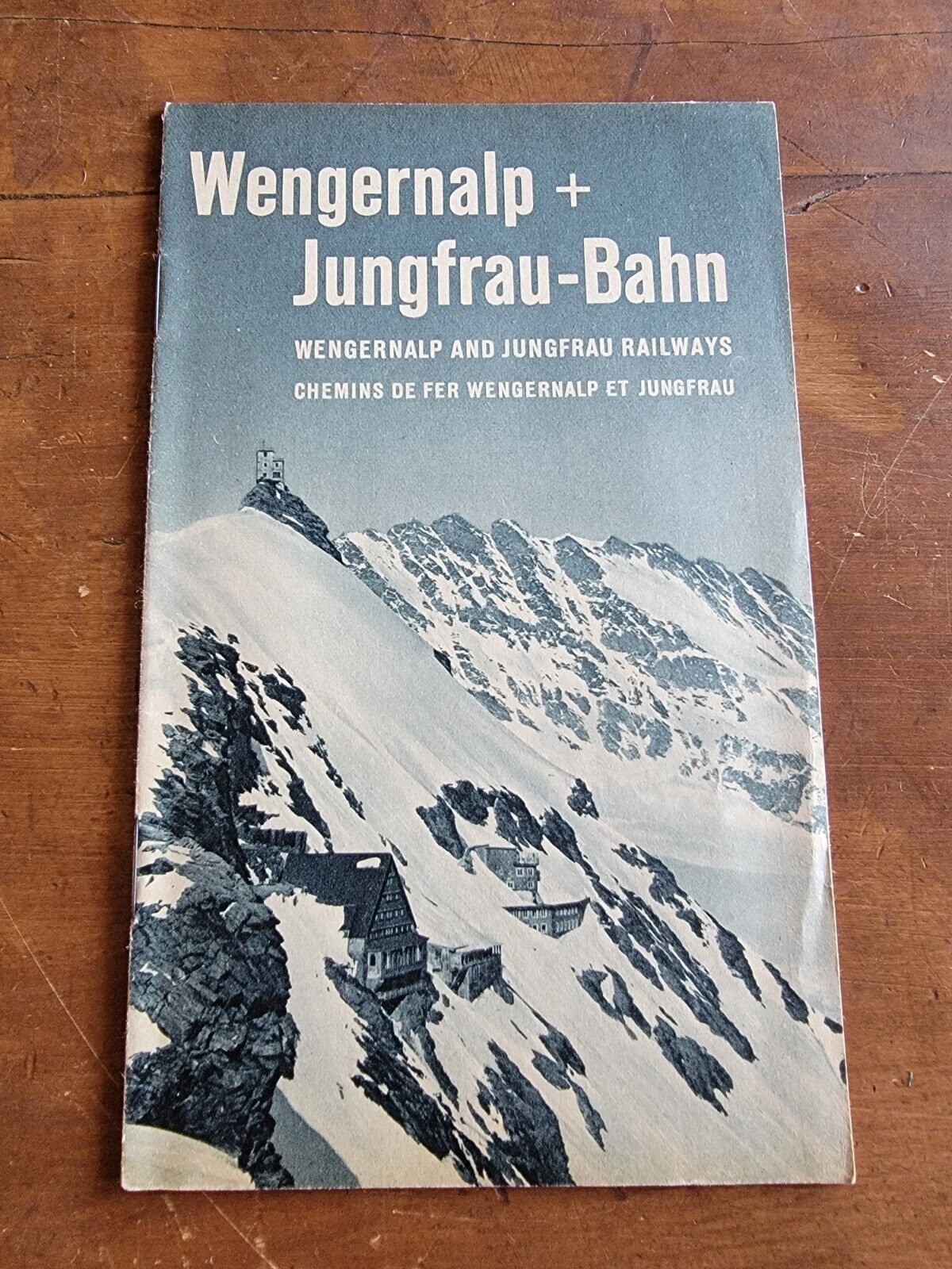 Wengernalp & Jungfrau Railways, Switzerland VINTAGE 1959 Travel Brochure