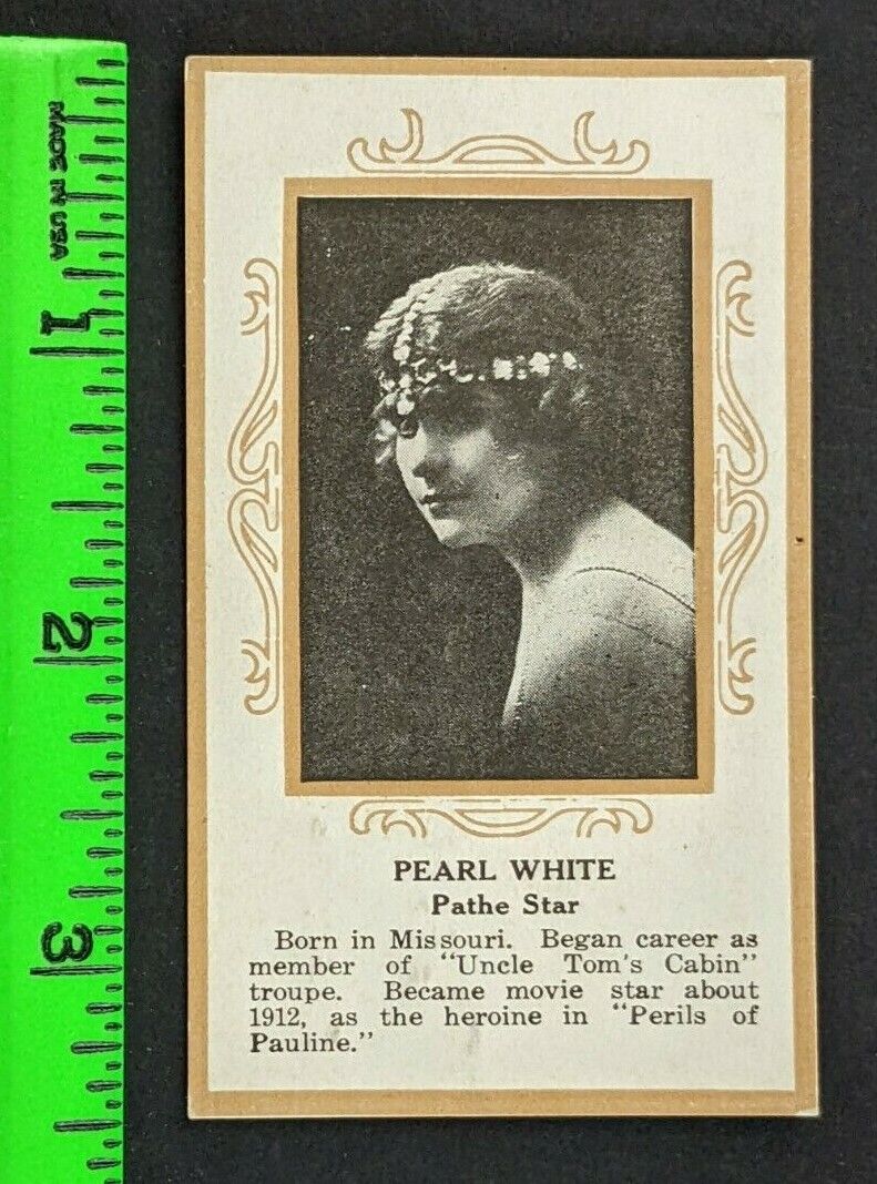 Vintage 1917 Schmitt\'s Bread Bakery Kenosha WI Movie Star Pearl White Card
