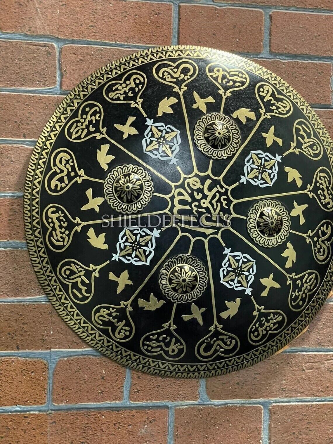 Medieval Islamic Shield HandCrafted Turkish Shield Arabic Engraved