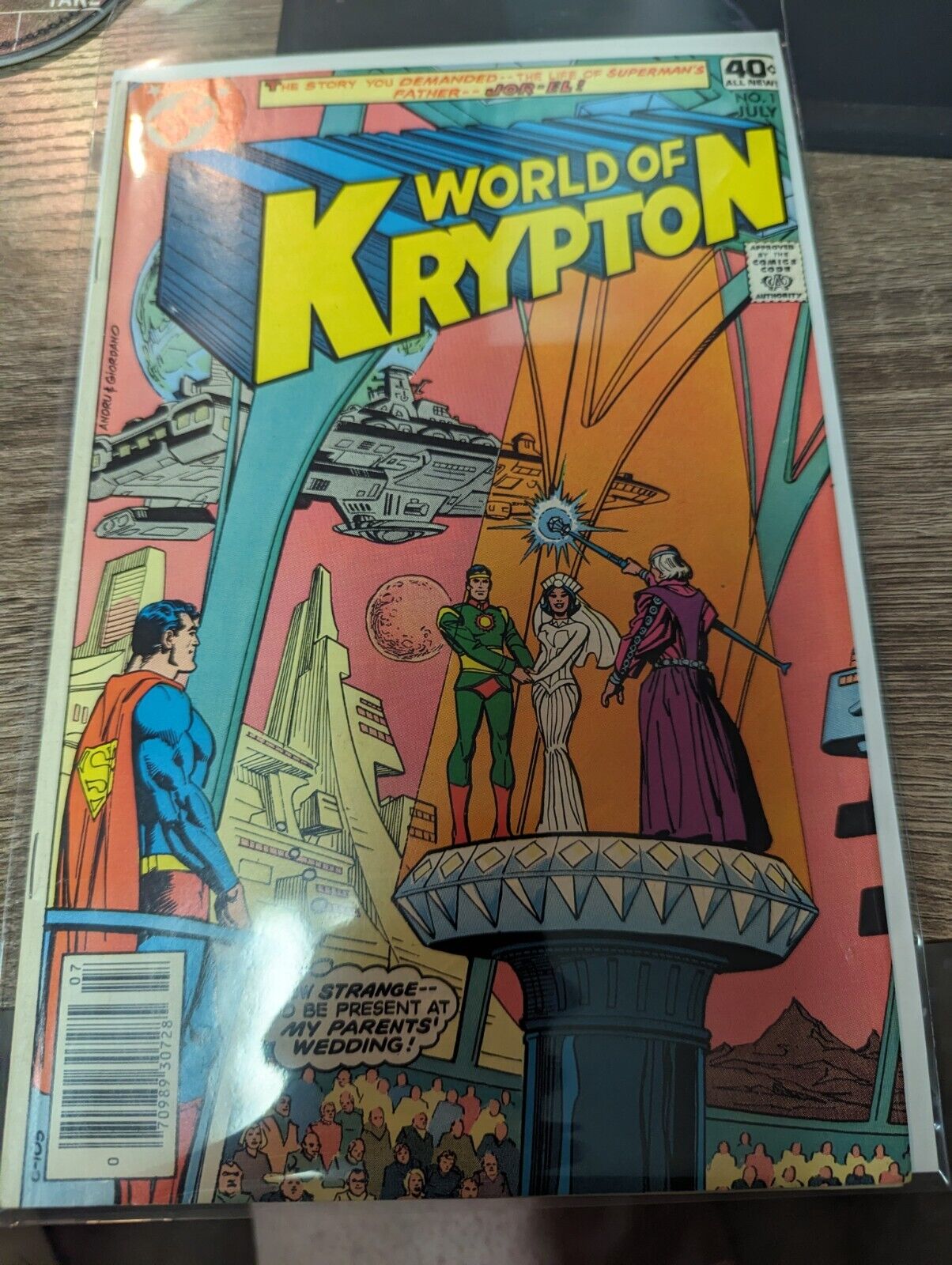 1979 World of Krypton Dc Comic Book #1 - SUPERMAN