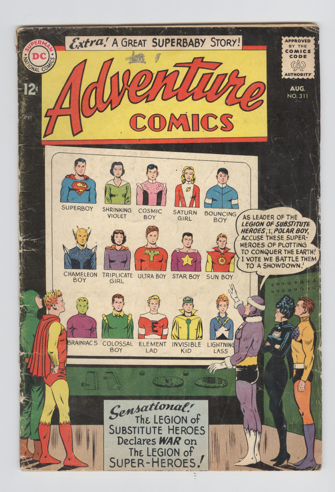 Adventure Comics #311 August 1963 G/VG
