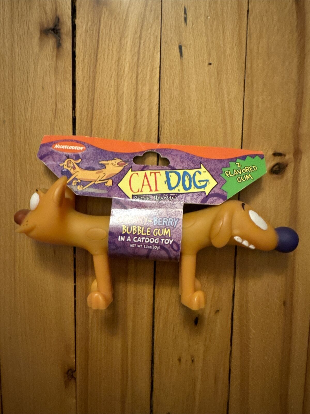 1999 Viacom Nickelodeon Catdog Bubble Gum Cat Dog Plastic Toy Peter Hannan NEW