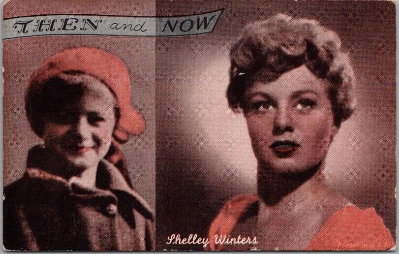 Vintage SHELLEY WINTERS Actress Arcade / Mutoscope Card \