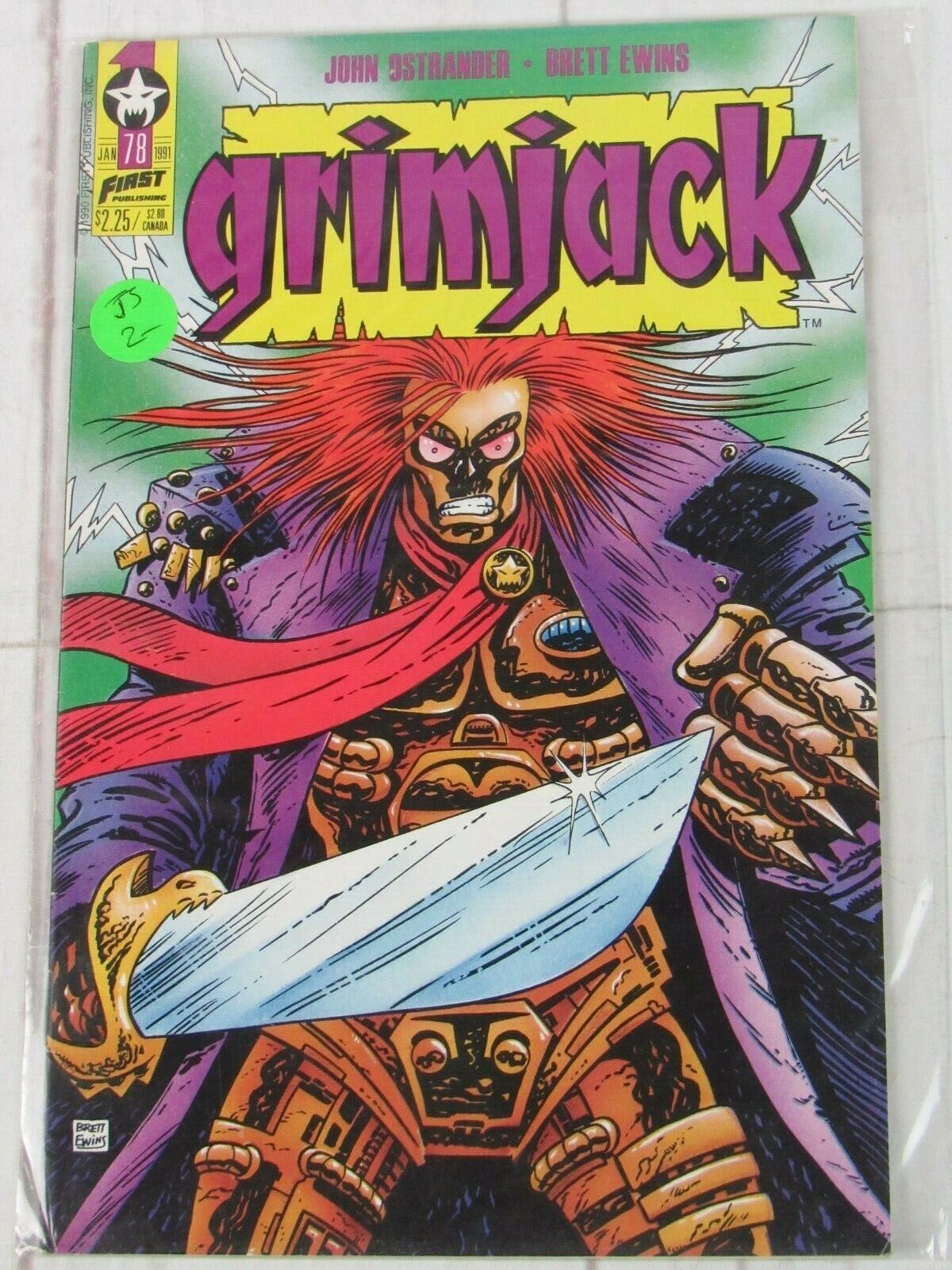 Grimjack #78 Jan. 1991 First Comics