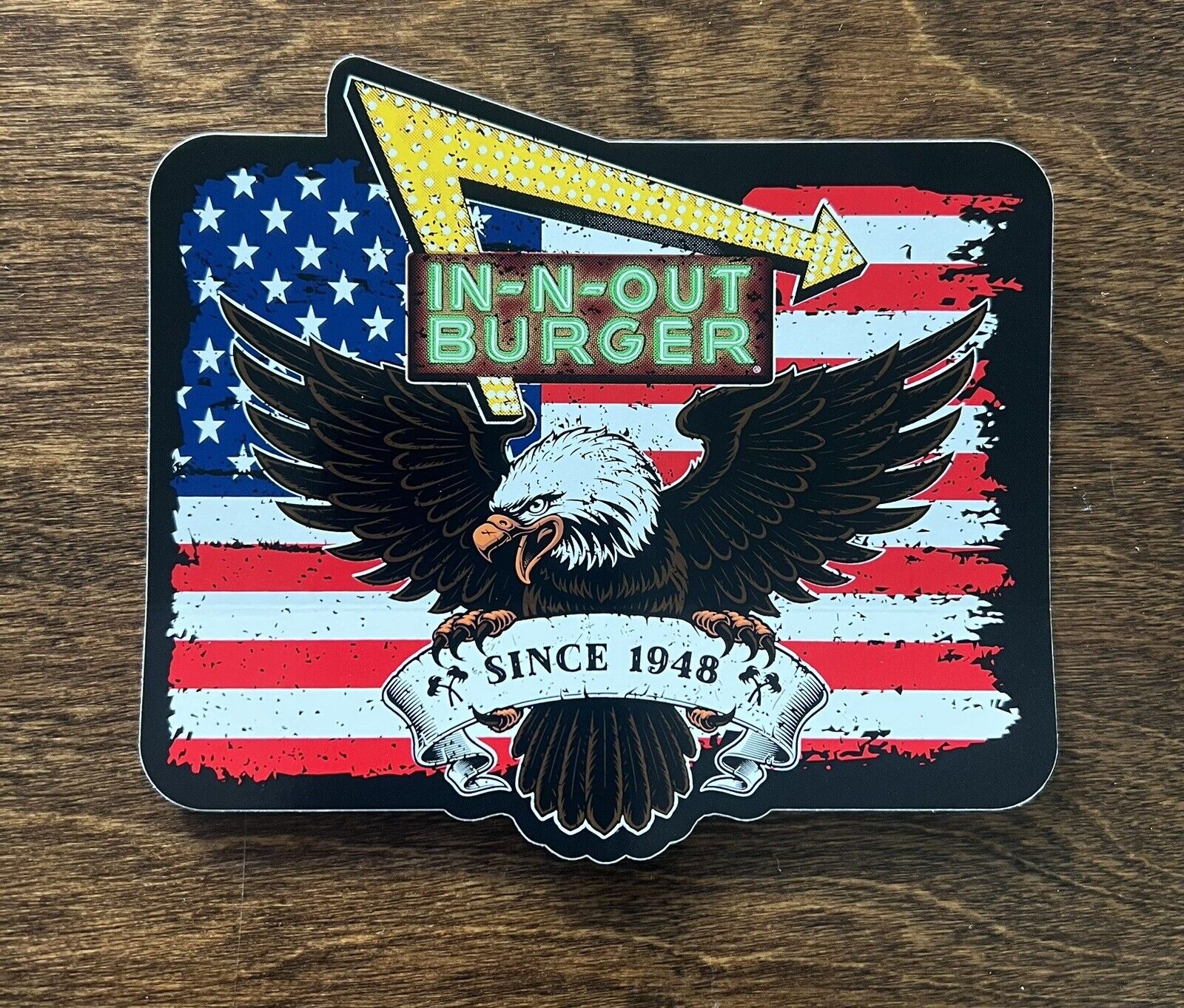 Rare In-N-Out Burger Veteran’s Day Decal/Sticker