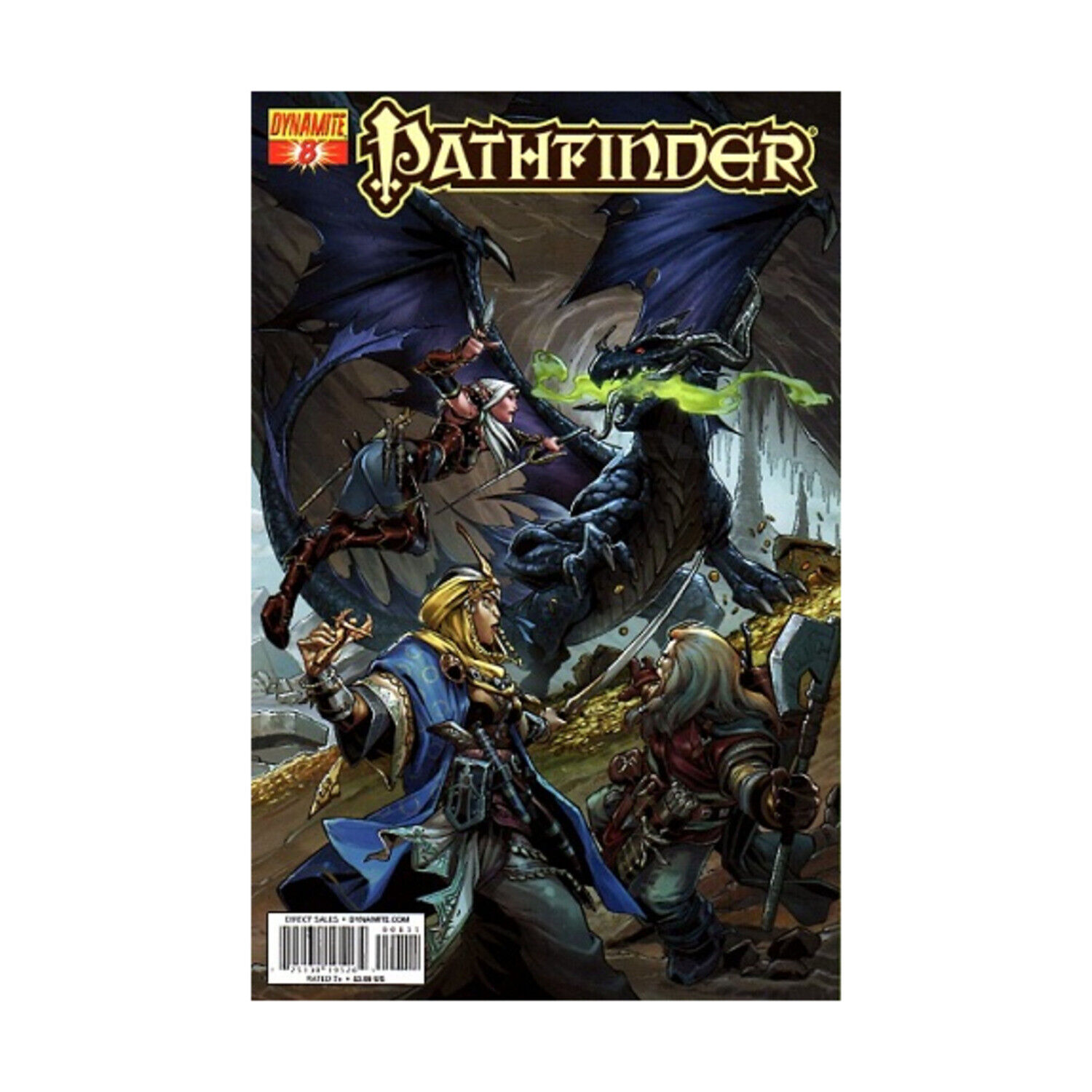 Dynamite Enterta Pathfinder C  Pathfinder #8A - Tooth & Claw Part 2 (Gomez NM-