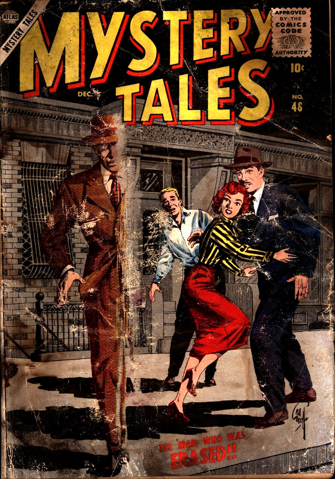 MYSTERY TALES #48 1956 BILL EVERETT PRE CODE HORROR ATLAS COMICS 010124